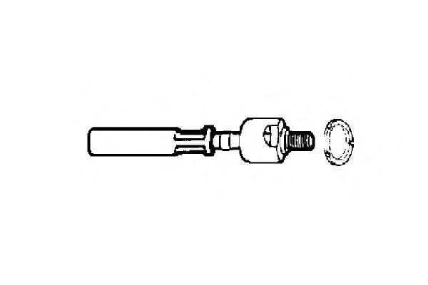 Bieleta de direccion para Renault 21  (L48)