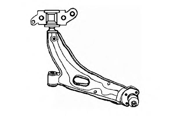 0790476 Ocap barra oscilante, suspensión de ruedas delantera, inferior izquierda