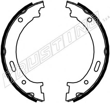 Zapatas de freno de mano 5086930AA Chrysler