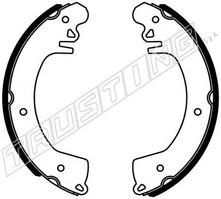 Zapatas de frenos de tambor traseras S82002 Brembo