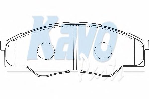 BP9126 Kavo Parts pastillas de freno delanteras