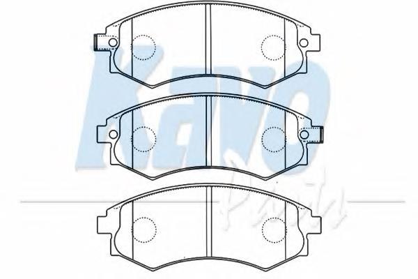 BP3025 Kavo Parts pastillas de freno delanteras