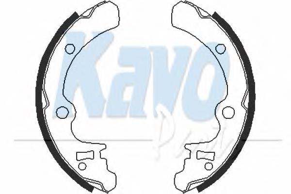 Zapatas de frenos de tambor traseras BS8404 Kavo Parts