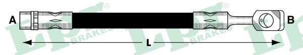 Latiguillos de freno delantero 6T47841 LPR
