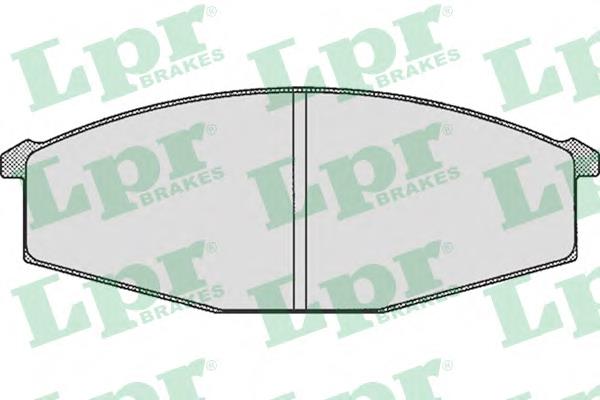 Pastillas de freno delanteras Nissan Patrol Y60