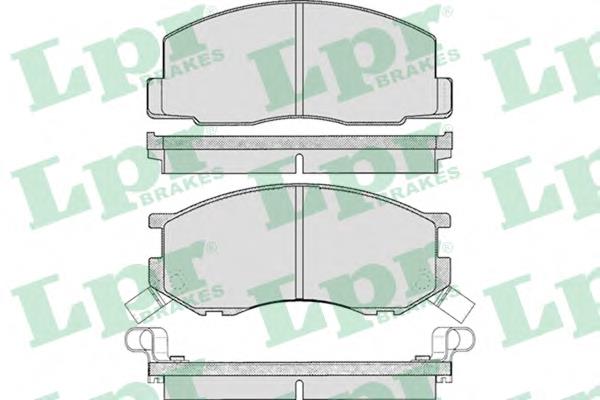 05P270 LPR pastillas de freno delanteras