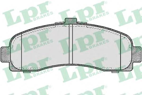 05P539 LPR pastillas de freno delanteras