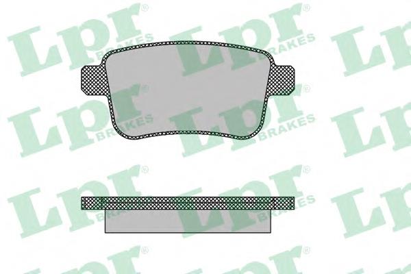 05P1487 LPR Pastillas freno traseras