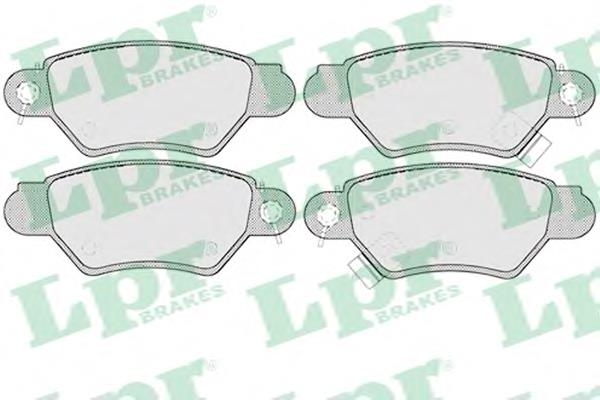 Pastillas traseras LPR 05P699