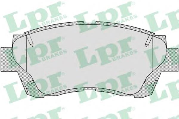 05P701 LPR pastillas de freno delanteras