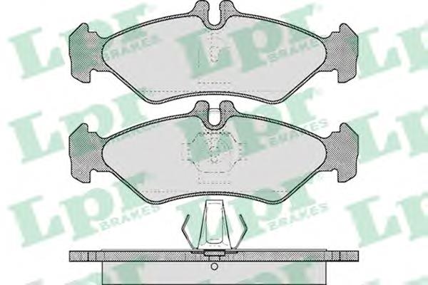 05P609 LPR Pastillas freno traseras