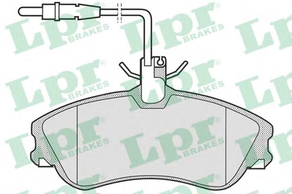 Pastillas de freno 05P683 LPR