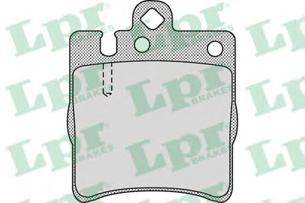Pastillas traseras LPR 05P957