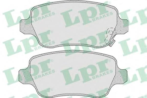 Comprar 05P811 LPR Pastillas de freno traseras