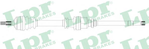 DS38136 LPR árbol de transmisión delantero derecho