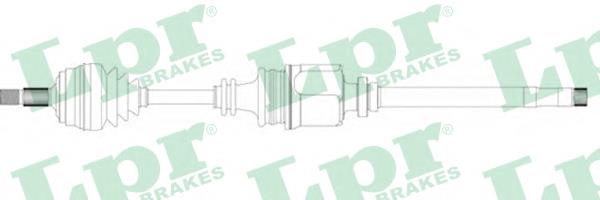 Árbol de transmisión delantero derecho VKJC8456 SKF