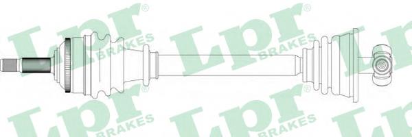 7700867522 Renault (RVI) árbol de transmisión delantero izquierdo