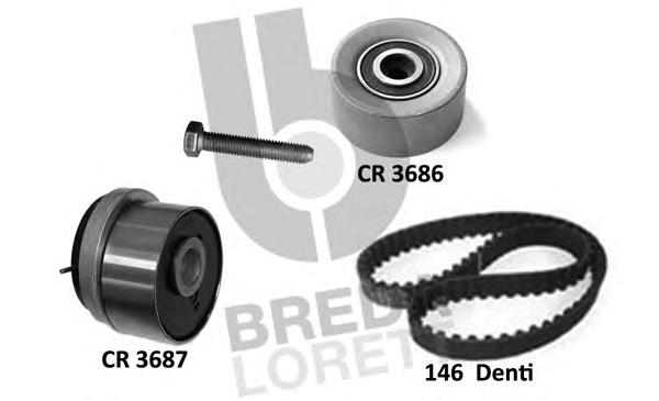 KCD0782 Breda Kit correa de distribución