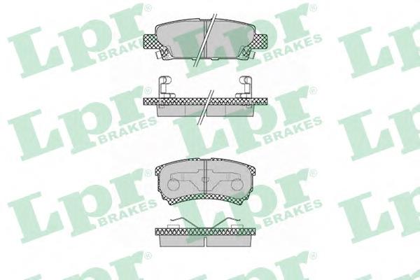 Pastillas traseras LPR 05P1373