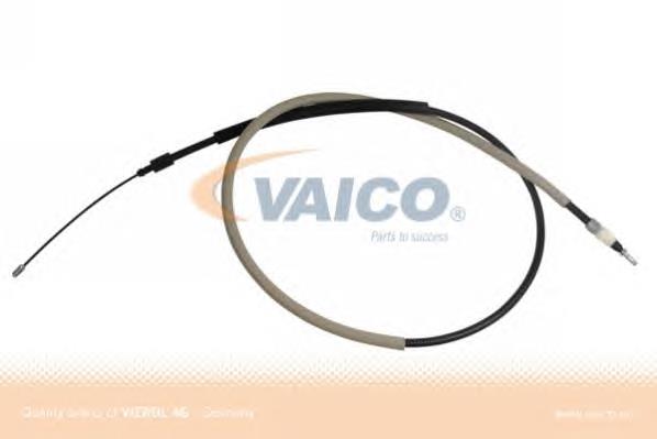 V22-30027 VEMO/Vaico cable de freno de mano trasero derecho