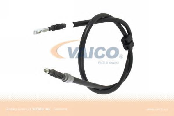 V10-30052 VEMO/Vaico cable de freno de mano trasero derecho