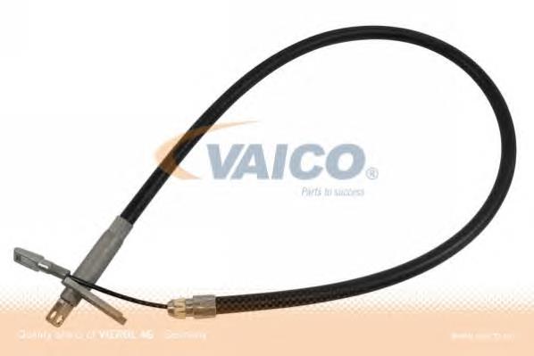 V3030025 VEMO/Vaico cable de freno de mano trasero izquierdo