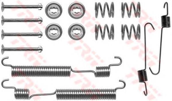 Kit de montaje, zapatas de freno traseras SFK358 TRW