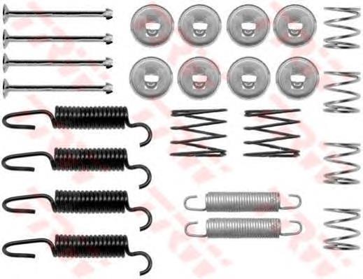 Comprar SFK353 TRW Kit de montaje de zapatas de freno traseras
