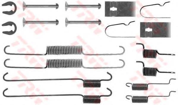 SFK352 TRW kit de montaje, zapatas de freno traseras