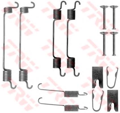 Kit de montaje, zapatas de freno traseras 310057 ERT