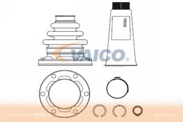 V20-1195 VEMO/Vaico fuelle, árbol de transmisión trasero interior