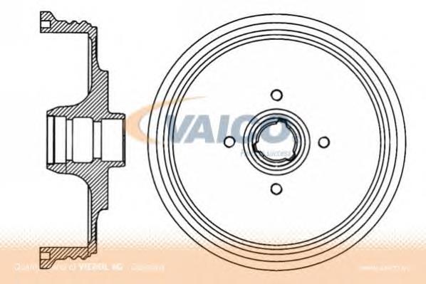 Tambor de freno trasero para Seat Inca 6K9