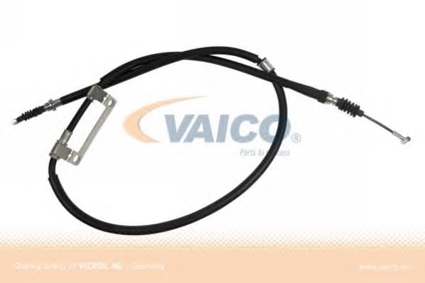 V32-30007 VEMO/Vaico cable de freno de mano trasero derecho