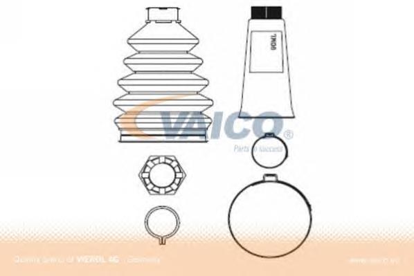 V40-0724 VEMO/Vaico fuelle, árbol de transmisión delantero exterior