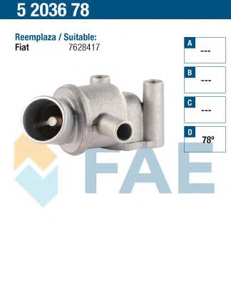 5203678 FAE termostato, refrigerante