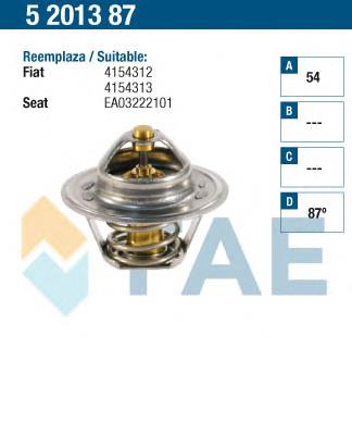 5201387 FAE termostato, refrigerante