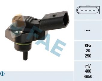 Sensor de presión de sobrealimentación FAE 15030 precio, desde 46,78 EUR