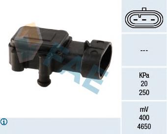 Sensor, presión colector de admisión  FAE 15023 precio, desde 42,73 EUR