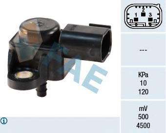 Sensor, presión colector de admisión  FAE 15025 precio, desde 31,68 EUR
