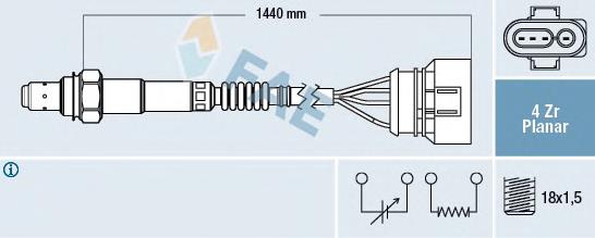 77400 FAE sonda lambda sensor de oxigeno para catalizador