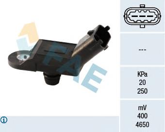 15019 FAE Sensor De Presion Del Colector De Admision