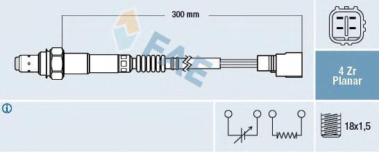 Sonda Lambda Sensor De Oxigeno Post Catalizador 77424 FAE