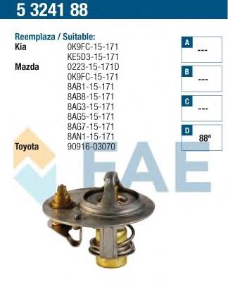 5324188 FAE termostato