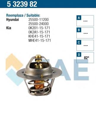 5323982 FAE termostato, refrigerante