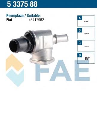 Termostato refrigerante Metalcaucho 30286