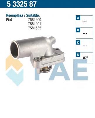 5332587 FAE termostato, refrigerante