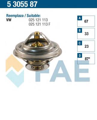 5305587 FAE termostato