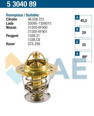 Termostato FAE 5304089 precio, desde 3,39 EUR