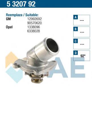 5320792 FAE termostato, refrigerante