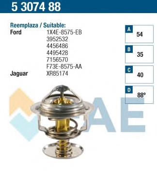 5307488 FAE termostato, refrigerante